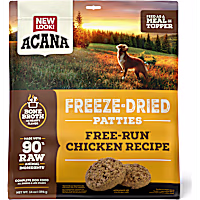 ACANA Topper Free-Run Chicken Recipe Patties Grain-Free High Protein Freeze Dried Dog Food