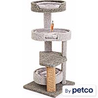 EveryYay Lookout Loft 4-Level Cat Tree Perch with Beds