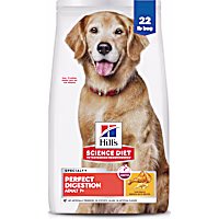 Hill's Science Diet Adult 7+ Perfect Digestion Chicken, Whole Oats & Brown Rice Recipe Dry Dog Food