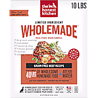 The Honest Kitchen Wholemade Limited Ingredient Beef Dog Food