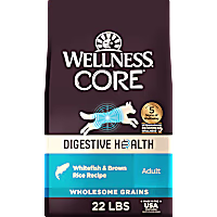 Wellness CORE Digestive Health Whitefish & Brown Rice Dry Dog Food