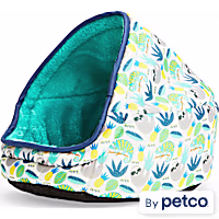 EveryYay Snooze Fest Jungle-Print Cuddle Cup Ferret Bed