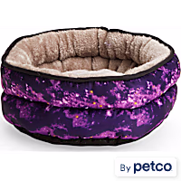 EveryYay Snooze Fest Galaxy-Print Donut Ferret Bed