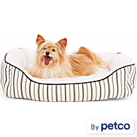 EveryYay Blue Nautical Striped Nester Dog Bed