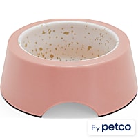 EveryYay Dining In Mauve & Bamboo Dog Bowl