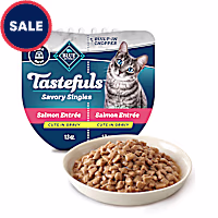 Blue Buffalo Tastefuls Savory Singles Salmon Entree Natural Wet Cat Food in Gravy