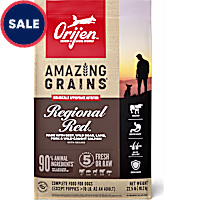 ORIJEN Regional Red Recipe Amazing Grains High Protein Dry Dog Food