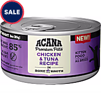 ACANA Premium Pate Kitten in Bone Broth Chicken + Tuna Recipe Wet Cat Food