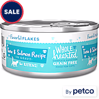 Wholehearted Grain Free Tuna & Salmon Recipe in Gravy Wet Food for Kittens