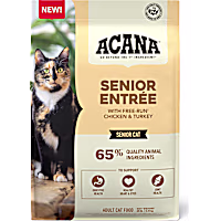 ACANA Senior Entree Chicken Turkey and Duck Dry Cat Food for Seniors