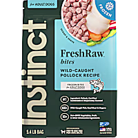 Instinct Frozen Raw Bites Grain Free Wild-Caught Alaskan Pollock Recipe Dog Food