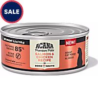 ACANA in Bone Broth Salmon + Chicken Recipe Premium Pate Wet Cat Food