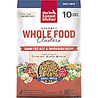 The Honest Kitchen Gourmet Whole Food Clusters Grain Free Beef & Superfoods Recipe Small Breed Dog Food