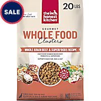 The Honest Kitchen Gourmet Whole Food Clusters Whole Grain Beef & Superfoods Recipe Dog Food