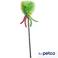 Leaps & Bounds Green Wand Cat Teaser Toy