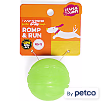 Leaps & Bounds Green TPR Glow Ball Dog Toy