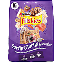 Friskies Surfin' & Turfin' Favorites Dry Cat Food