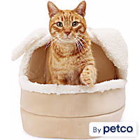 EveryYay Bunny Ear Convertible Hooded Cat Bed