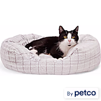 EveryYay Large Faux Fur Spec Cat Bed