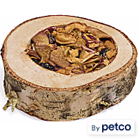 EveryYay Chewable Wood Fruit Bowl 2-in-1 Toy for Small Animals