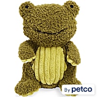 Leaps & Bounds Plush Frog Dog Toy