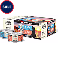 ACANA Salmon & Chicken + Tuna & Chicken Recipes Premium Pate Wet Cat Food in Bone Broth Variety Pack