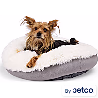 EveryYay Faux Fur Donut Bed for Dogs