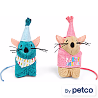 YOULY Birthday Mice Cat Toy