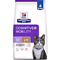 Hill's Prescription Diet Brain Care + j/d Joint Care with Salmon Dry Cat Food
