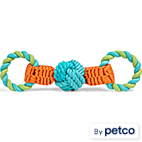Leaps & Bounds Double-Ended Handle Rope Tug Dog Toy