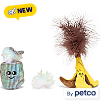 Leaps & Bounds Cute Trash 3-Piece Cat Toy Set