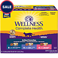Wellness Complete Health Grilled Favorites Wet Cat Food Variety Pack