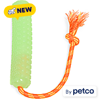 Leaps & Bounds Green Glow in the Dark Bumper Dog Toy