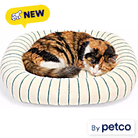 EveryYay Striped Rectangle Lounger Cat Bed