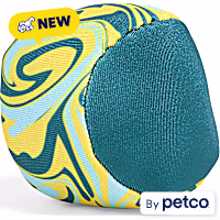 Leaps & Bounds Navy Floating Skip Ball Dog Toy