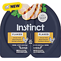 Instinct Flaked Split Cup Real Chicken Entree in Gravy Grain-Free Wet Cat Food