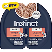 Instinct Pate Split Cup Real Salmon Entree Grain-Free Wet Cat Food