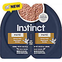 Instinct Pate Split Cup Real Duck Entree Grain-Free Wet Cat Food