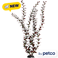 Imagitarium Dark Purple Faux Plant Aquarium Decor