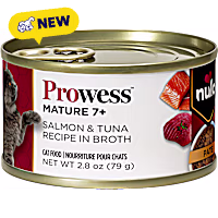 Nulo Prowess Mature 7+ Pate Salmon & Tuna Recipe in Broth Wet Cat Food
