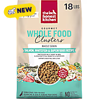 The Honest Kitchen Gourmet Whole Food Clusters Whole Grain Salmon, Whitefish & Superfoods Recipe Dog Food