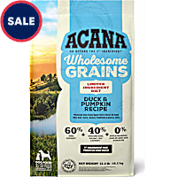 ACANA Wholesome Grains Limited Ingredient Duck & Pumpkin Recipe Dry Dog Food