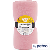 EveryYay Let's Snuggle Pink Plush Pet Throw