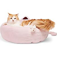 EveryYay Pink Cat Ear Round Bed