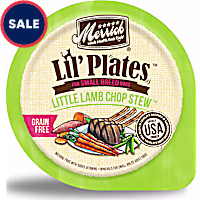 Merrick Lil' Plates Grain and Gluten Free Soft Little Lamb Chop Stew Natural Wet Dog Food for Small Dogs