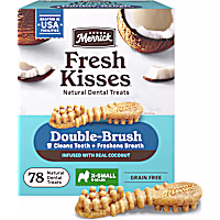 Merrick Infused With Real Coconut Fresh Kisses Extra Small Dental Chews for Dogs