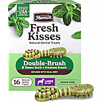 Merrick Infused With Real Mint Fresh Kisses Large Dental Chews for Dogs