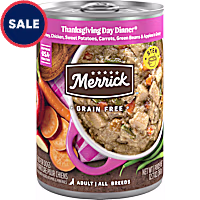 Merrick Grain Free Thanksgiving Day Dinner Premium Gluten Free Canned Adult Wet Dog Food