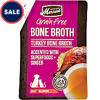 Merrick Bone Broth Grain Free Turkey Wet Dog Food Topper