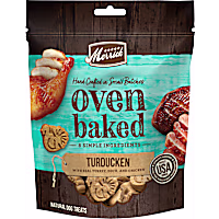 Merrick Turducken Recipe With Real Turkey, Duck, & Chicken Oven Baked Natural & Crunchy Bag of Dog Treats